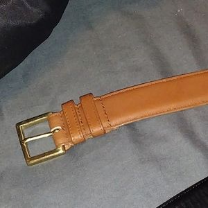 Coach tan leather belt